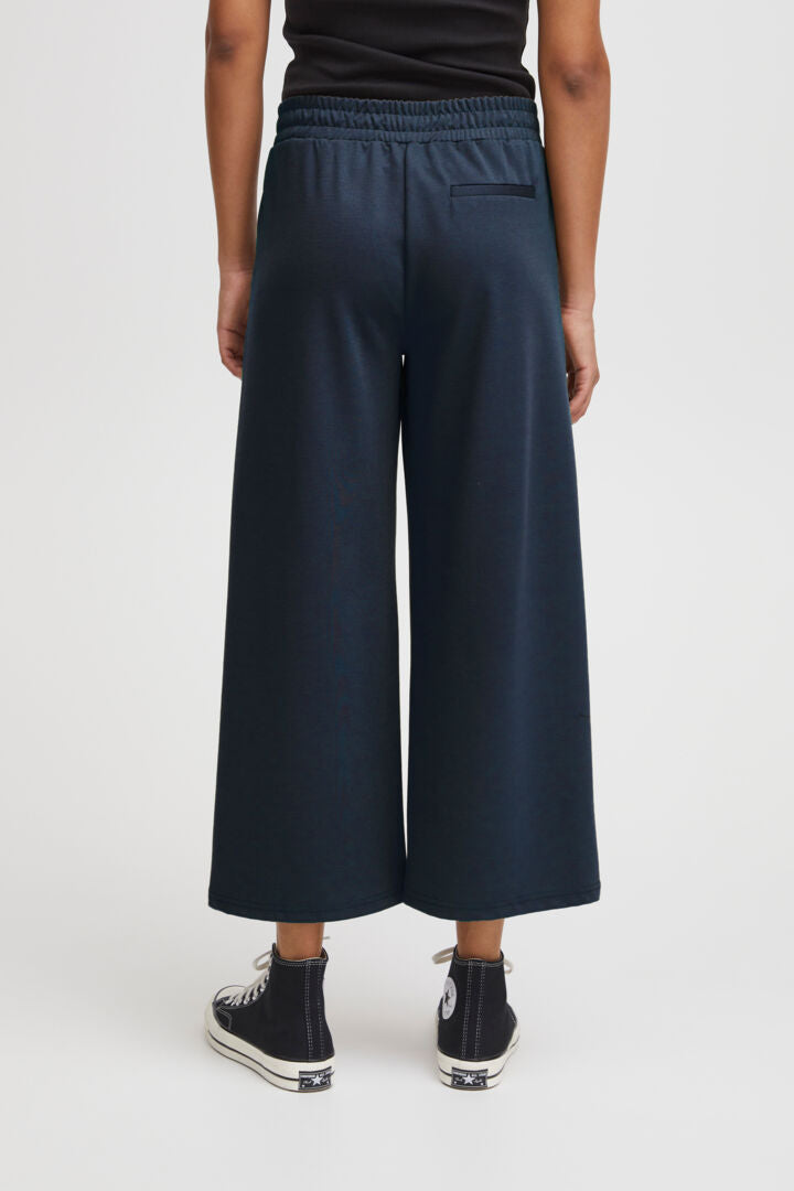 Kate SUS Wide Crop Pant - Navy