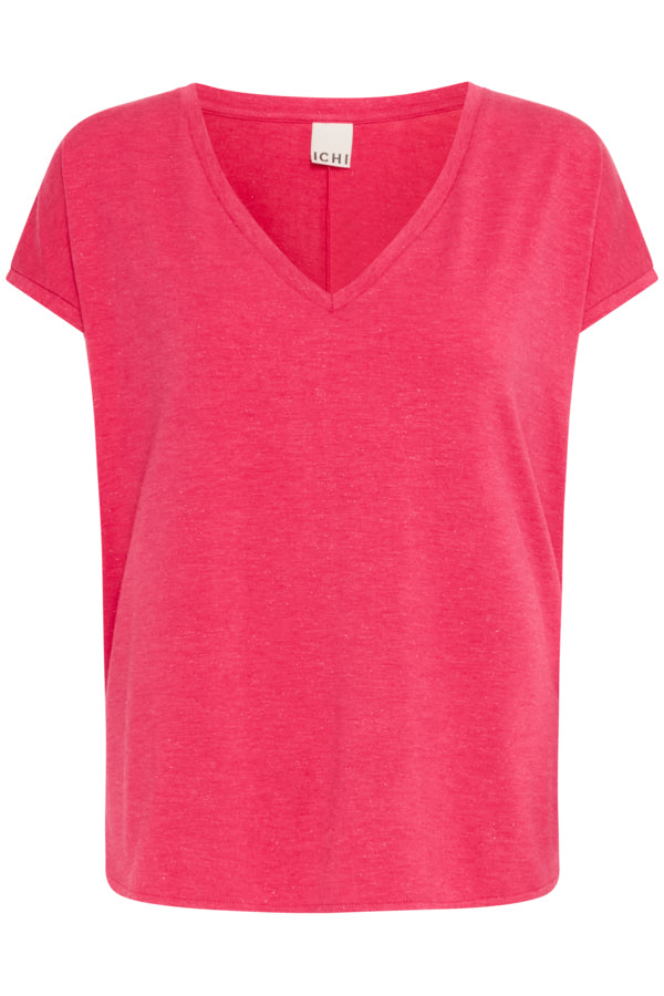 Rebel Tee- Bright Rose