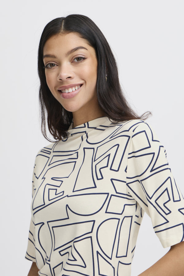 Soara High Neck Tee