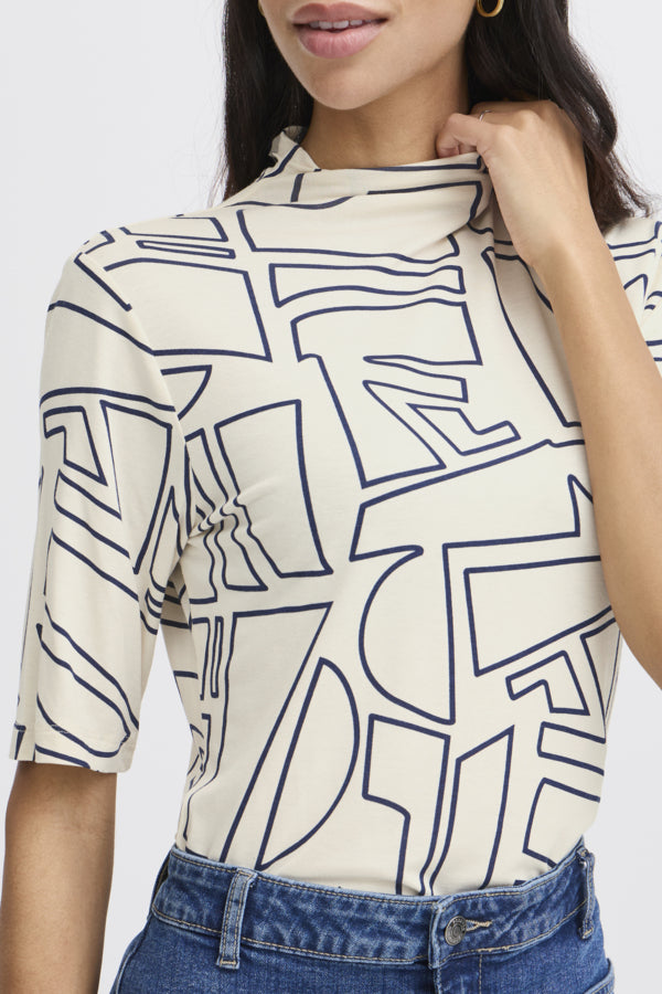 Soara High Neck Tee
