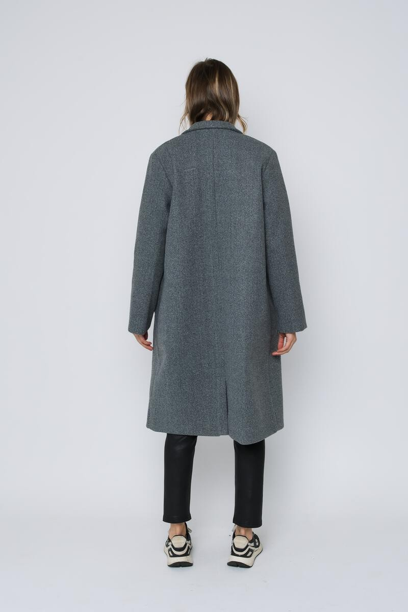 Avery Long Coat - Grey