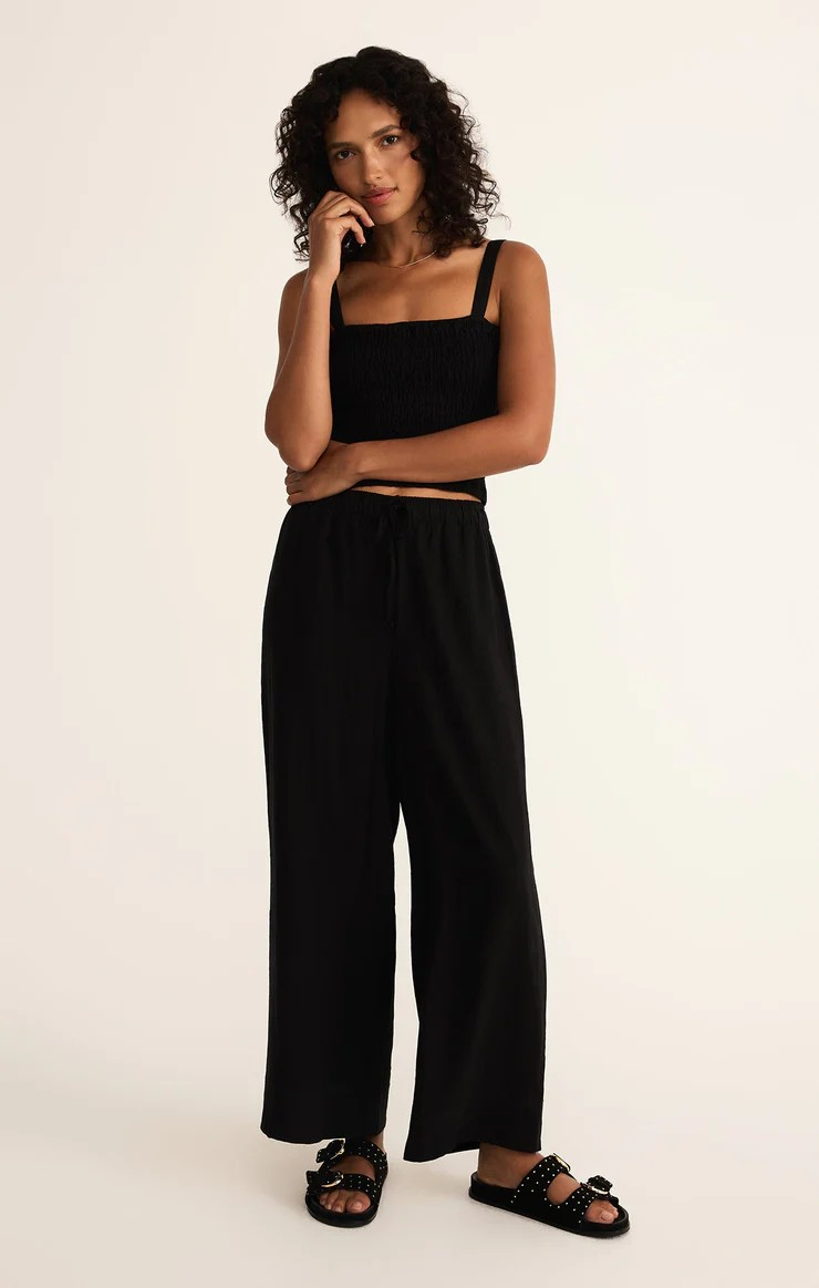 Easton Linen - Black