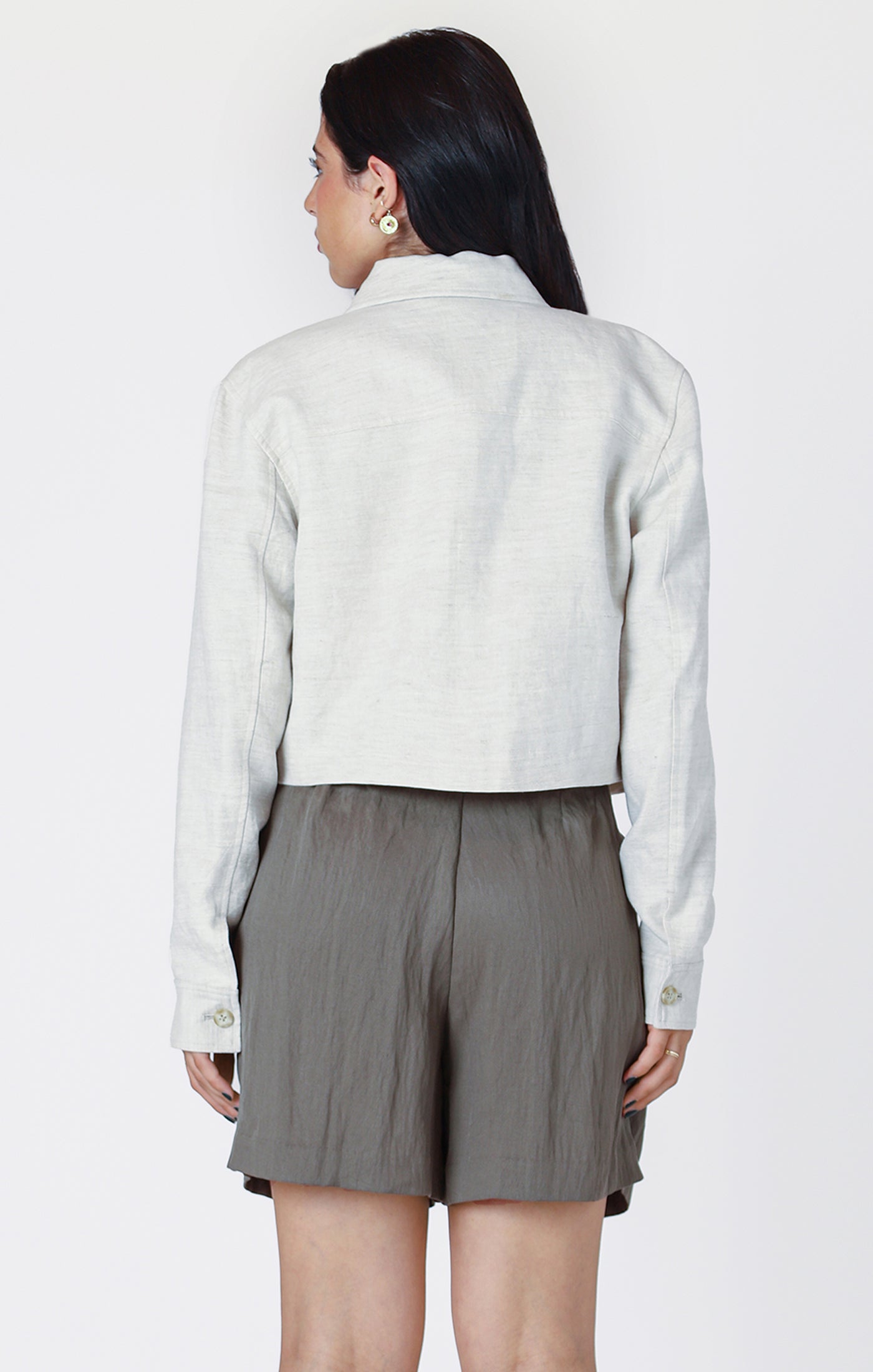 CROPPED UTILITY JACKET