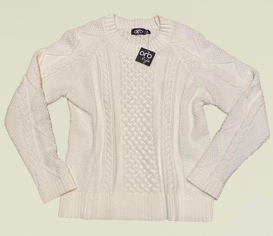 Willow-Cabled Raglan Pullover