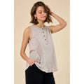 Knit Button Tank