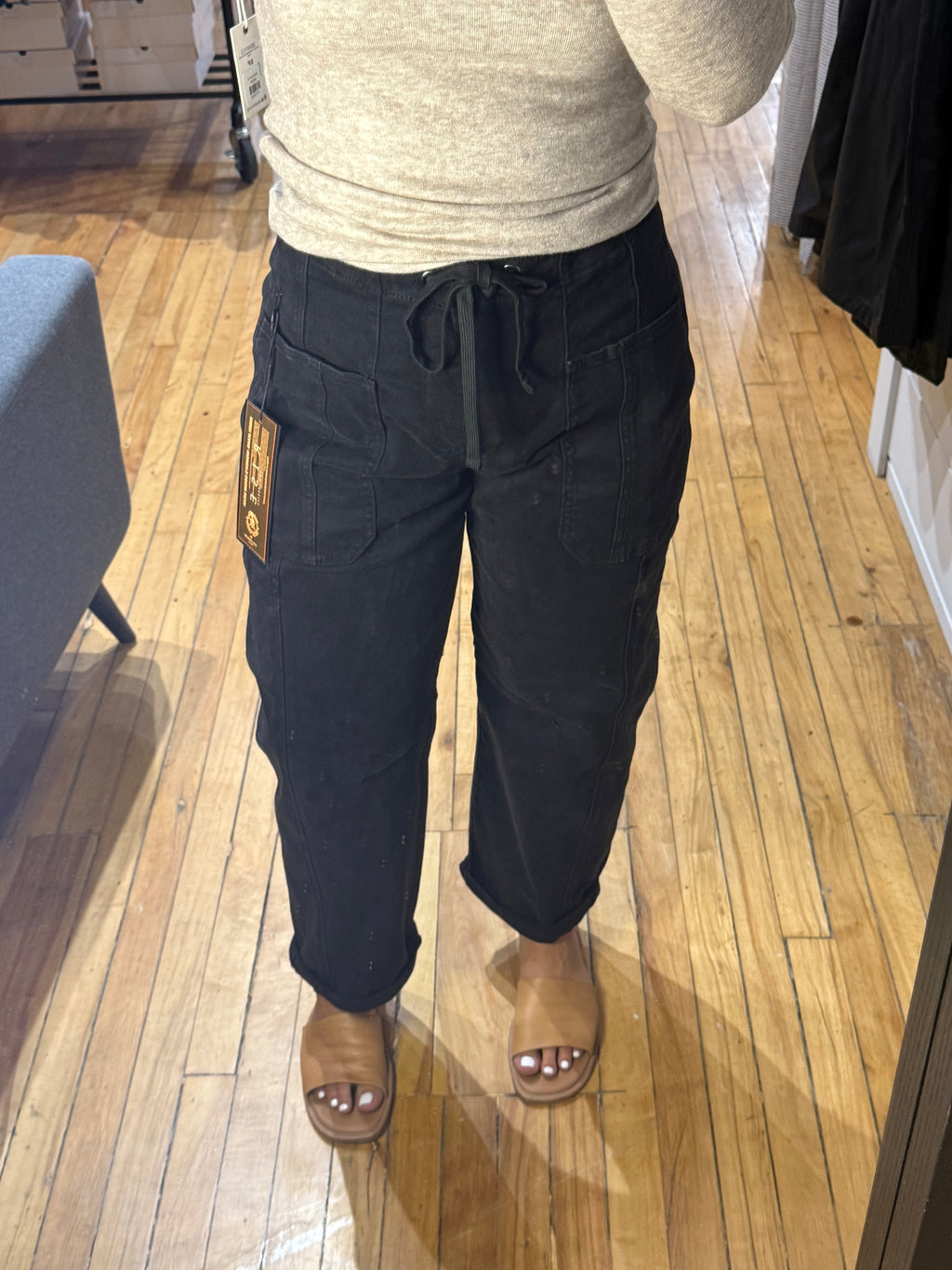 Barrel Black Jeans