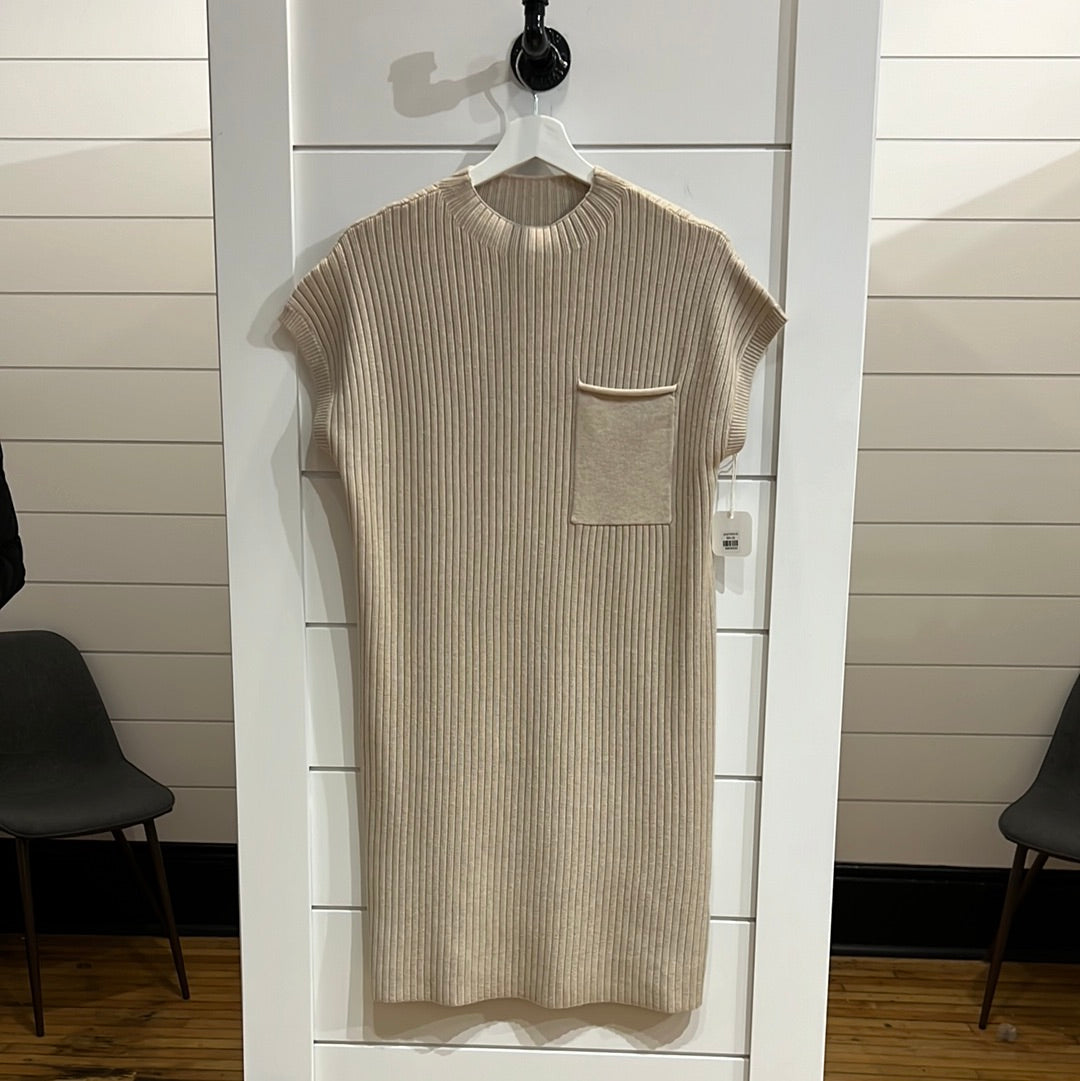 Adelaide Sweater Dress - Oatmeal