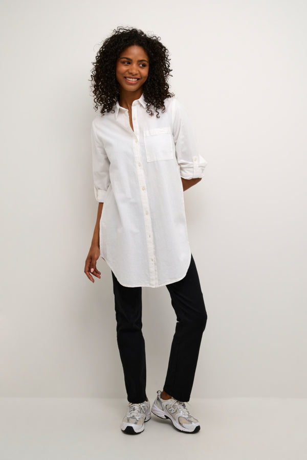 Naya Shirt Tunic -Chalk