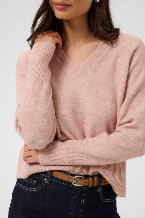 Danielle V Neck Pullover Knit