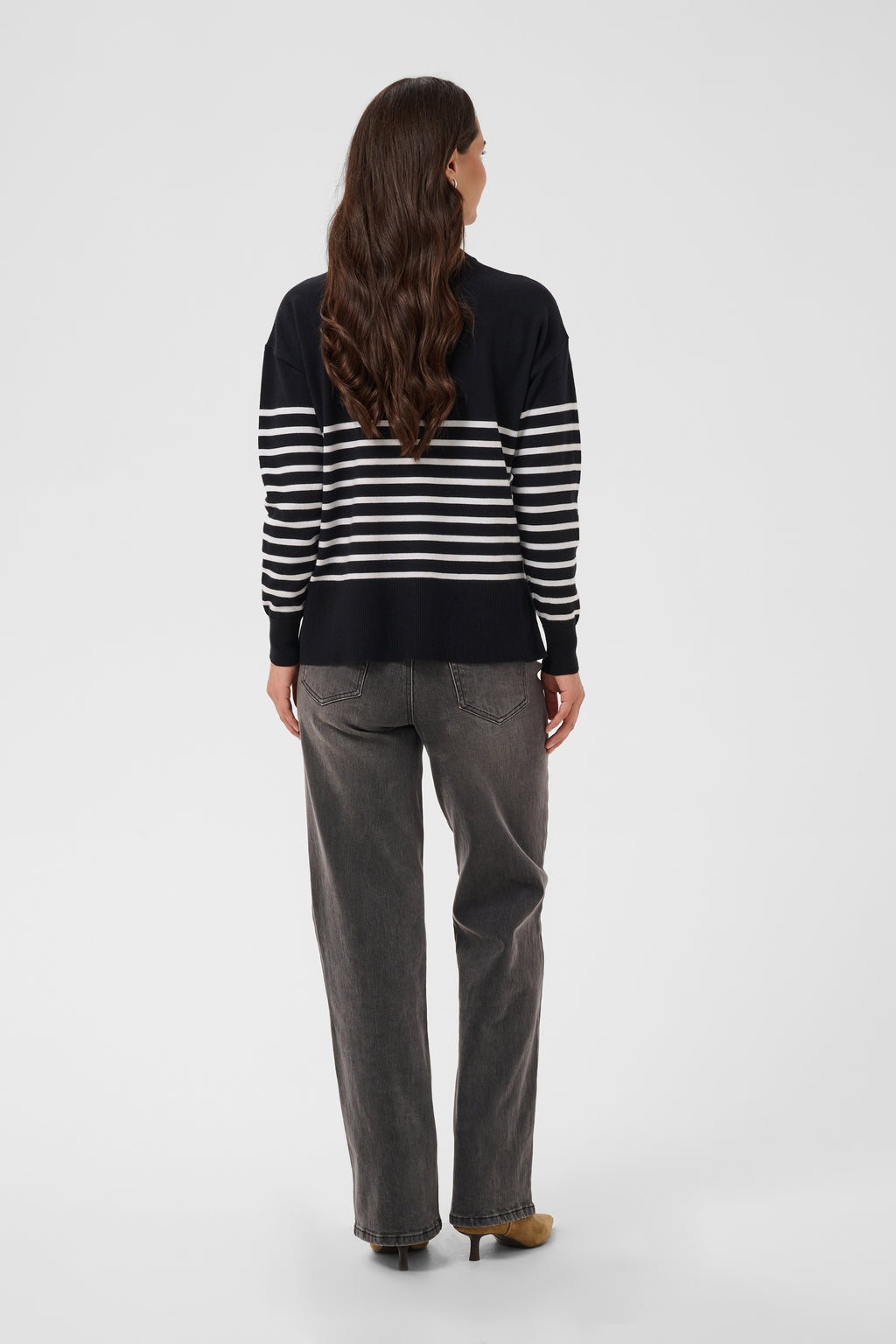 Limone Pullover Knit Sweater - Black & Chalk
