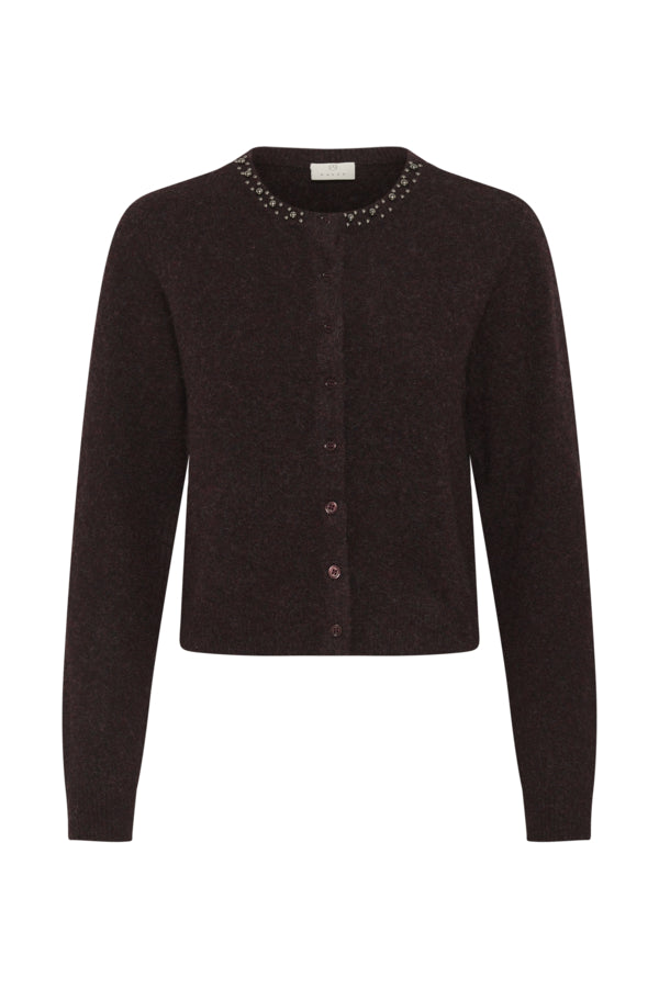Selly Detail Neck Cardigan