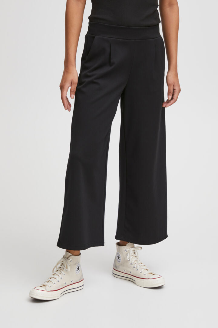 Kate SUS Wide Crop Pant - Black