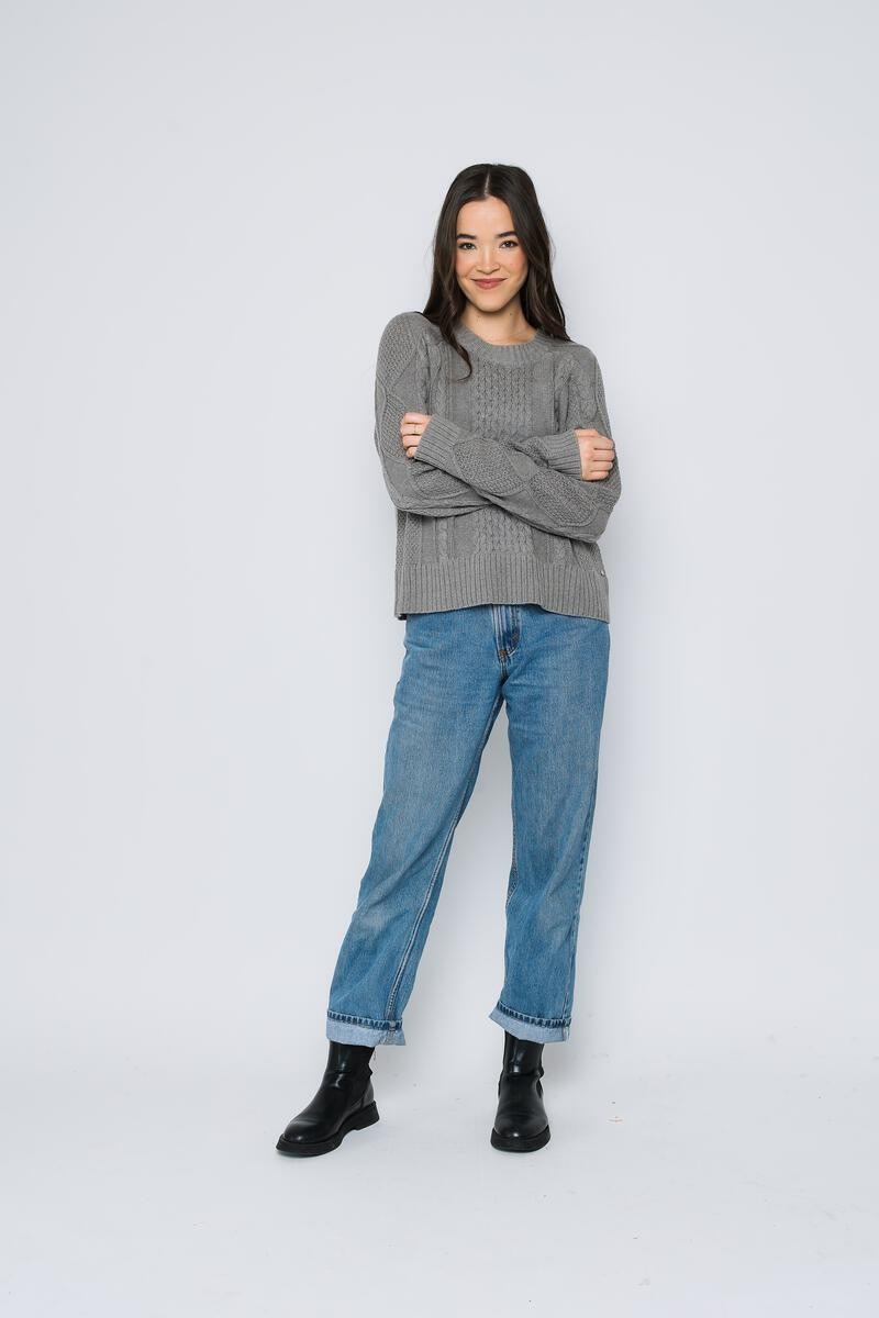 Willa Cabled Raglan