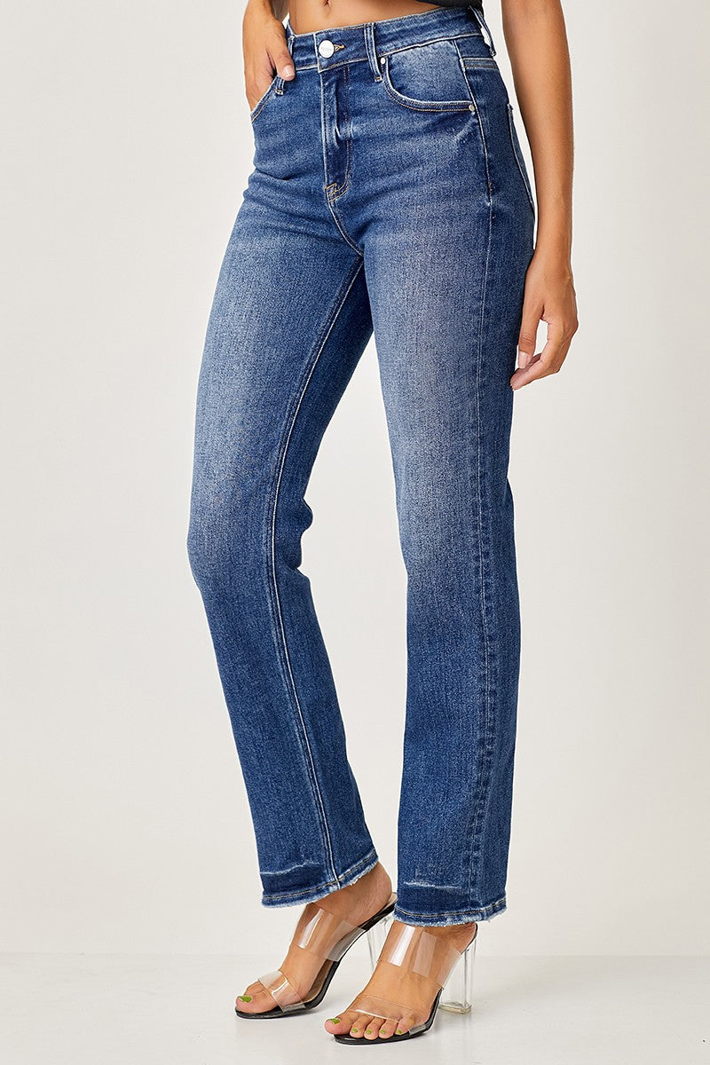 Risen Midrise Slim Relaxed Straight Jean