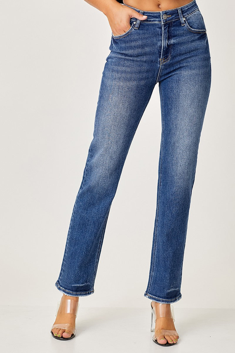 Risen Midrise Slim Relaxed Straight Jean