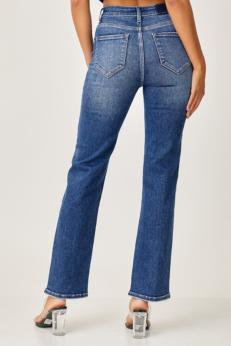 Risen Midrise Slim Relaxed Straight Jean