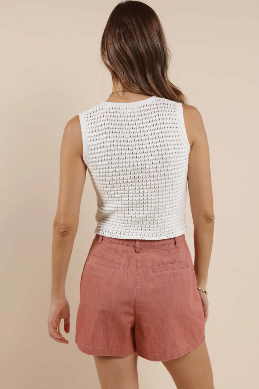 Nova Button Front Sweater Vest