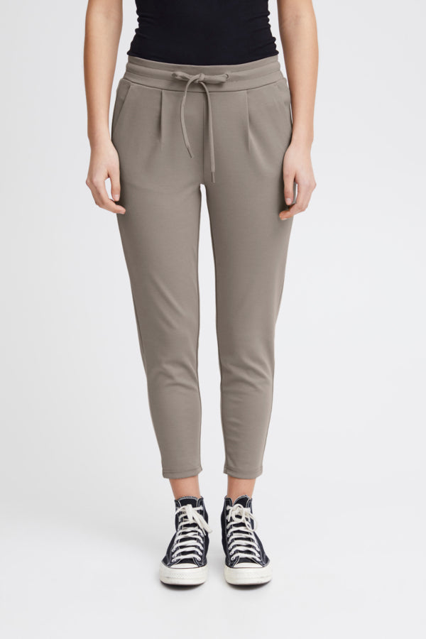 Kate Cropped Pant - Driftwood
