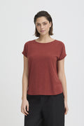 Rebel tee - Cowhide