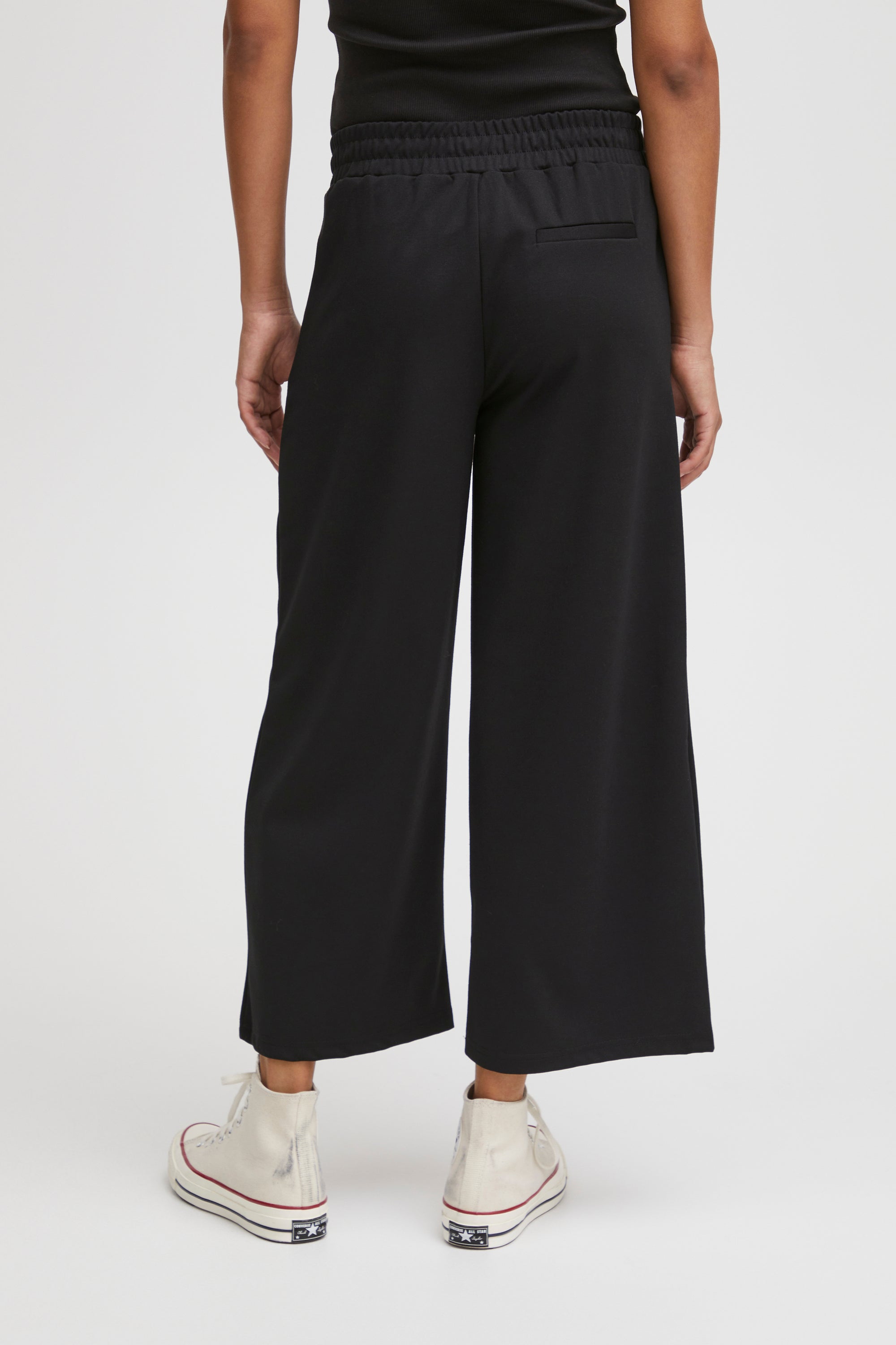 Kate SUS Wide Crop Pant - Black