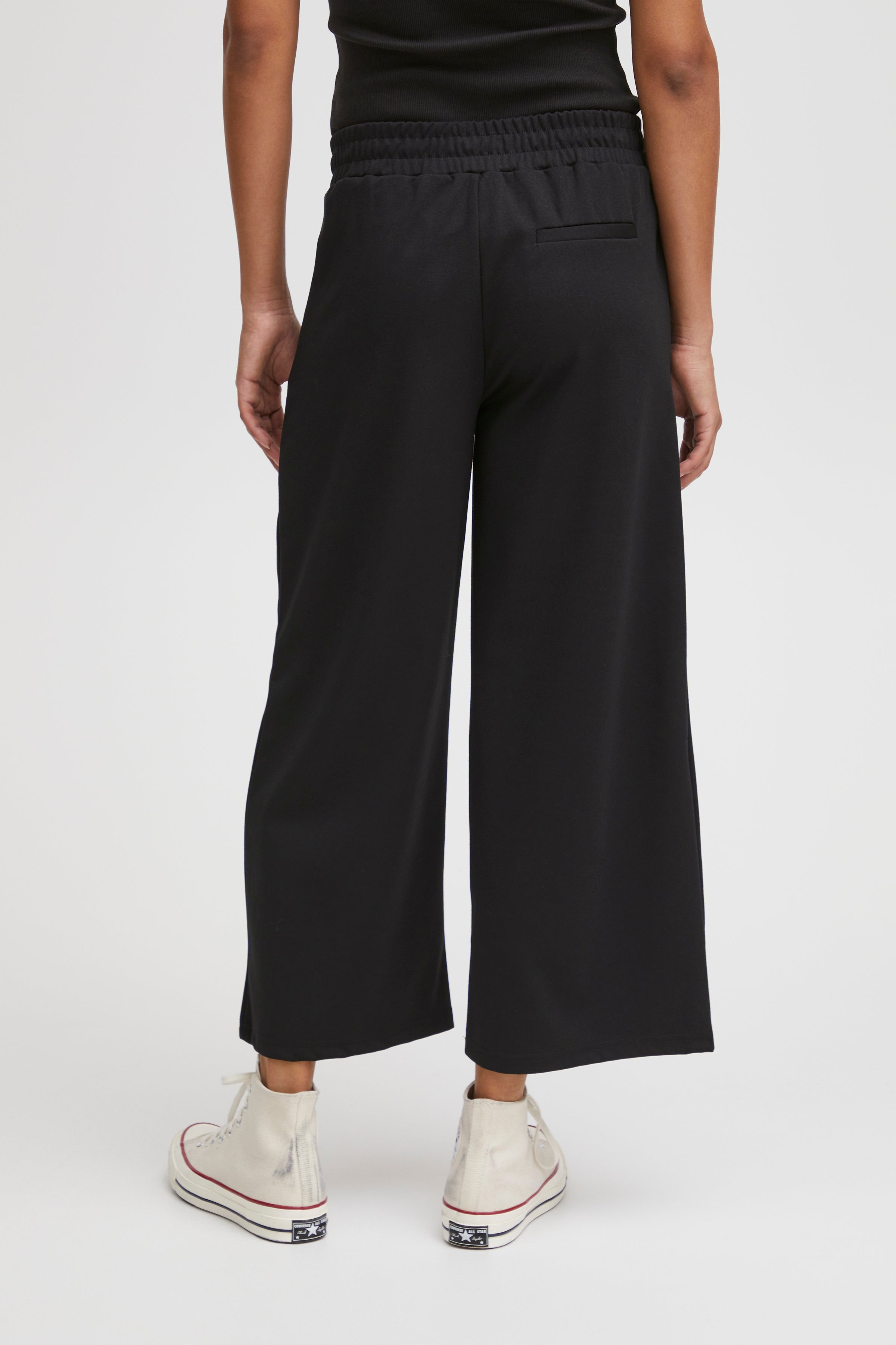 Kate SUS Wide Crop Pant - Black