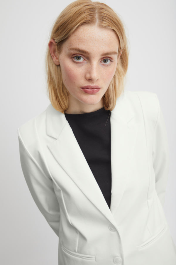 Kate Oversized Blazer - Cloud Dancer