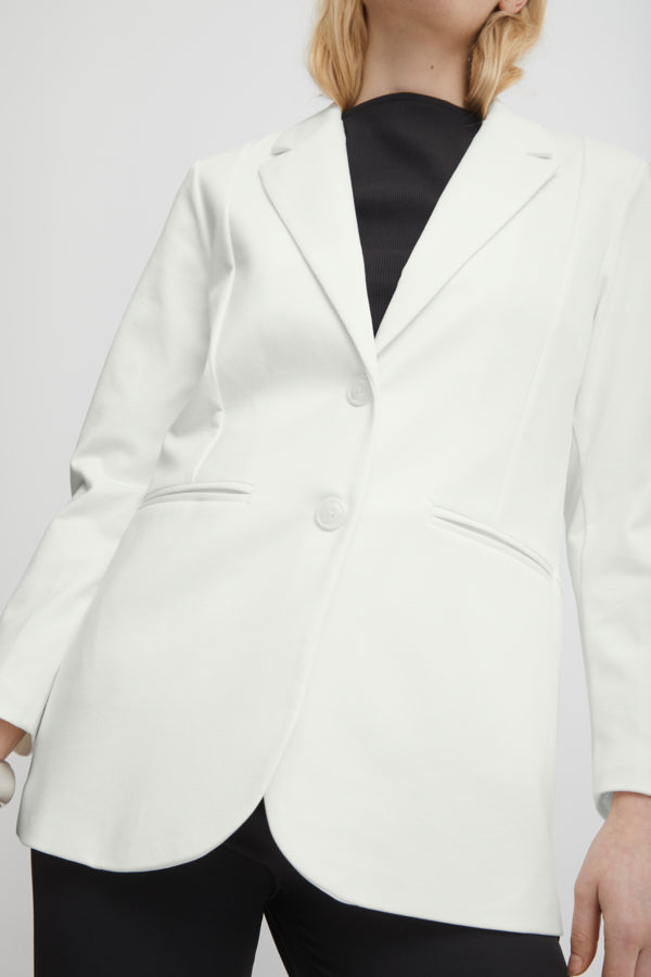 Kate Oversized Blazer - Cloud Dancer