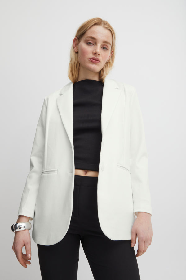 Kate Oversized Blazer - Cloud Dancer