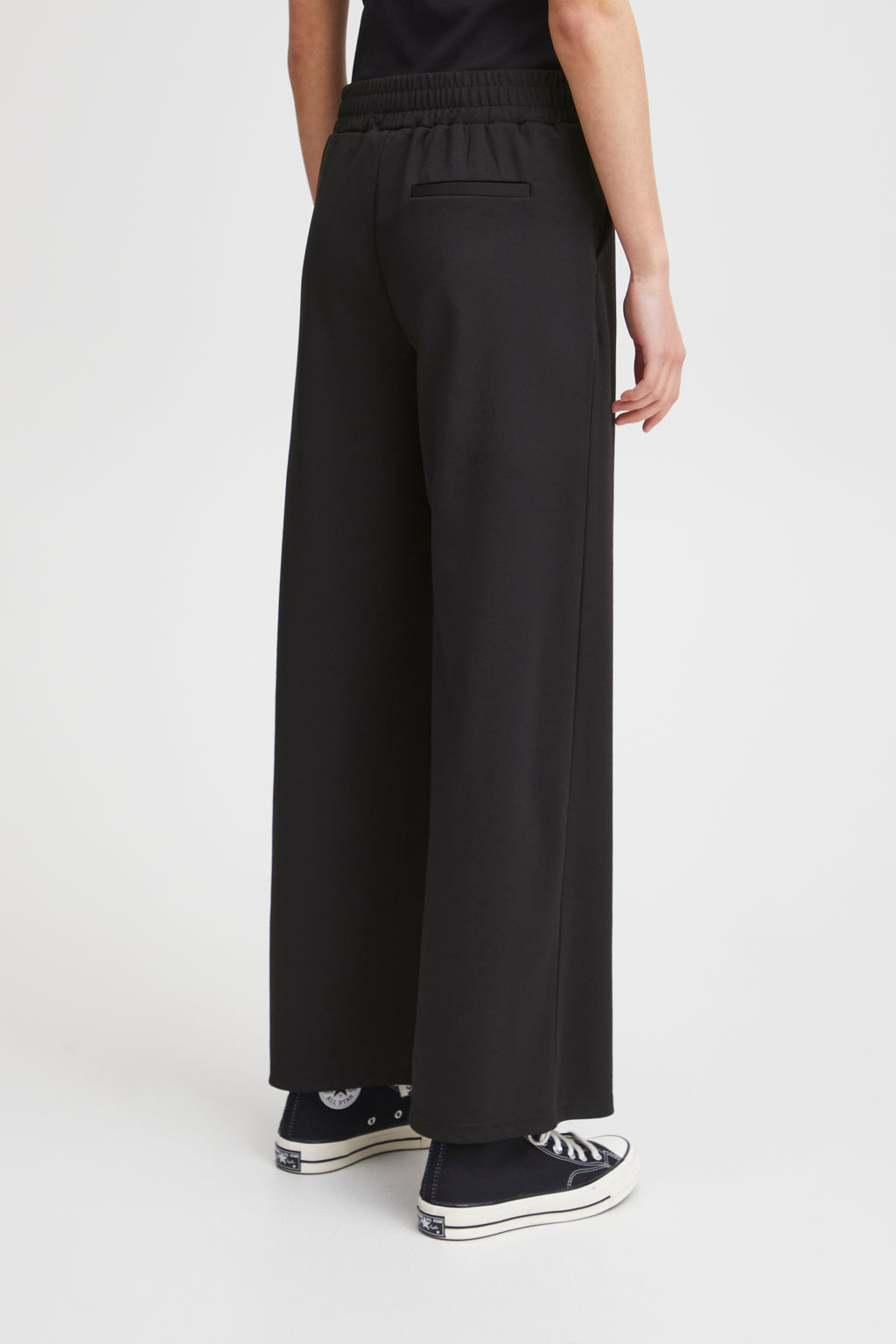 Kate Long Wide Pant - Black