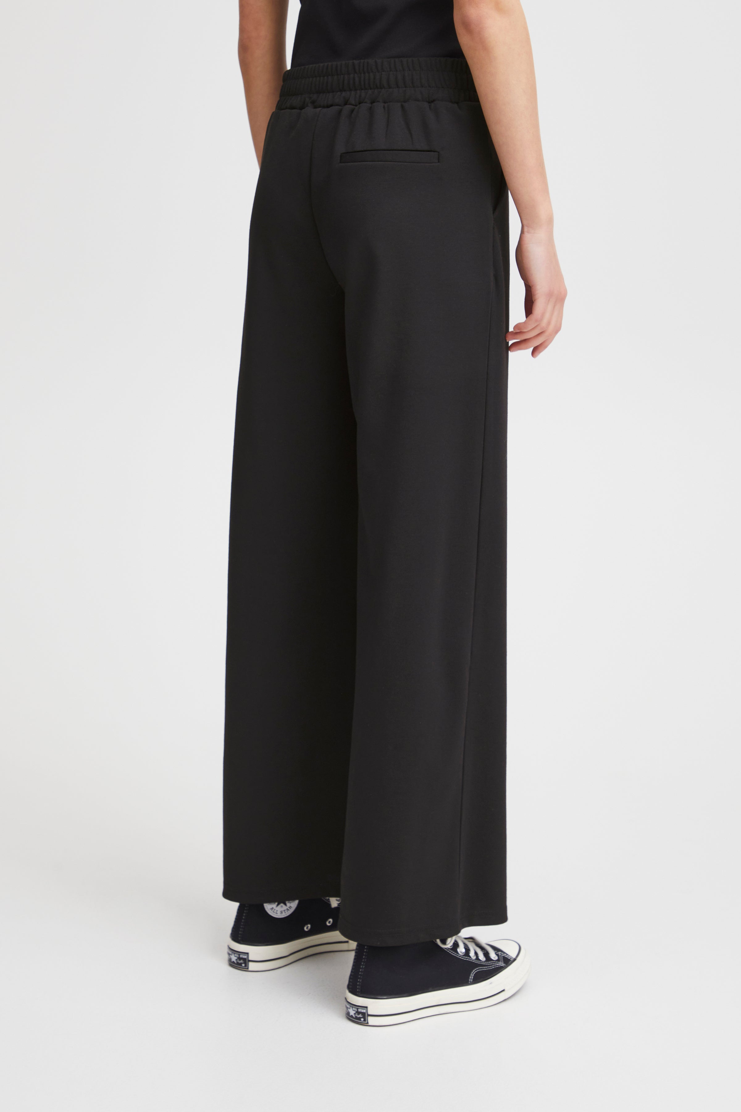 Kate Long Wide Pant - Black
