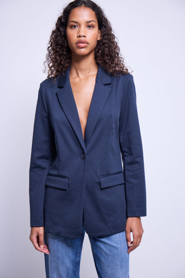 Kate Long Blazer - Navy