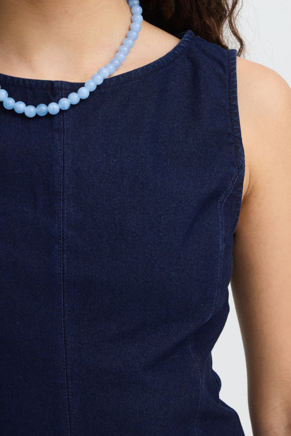 Kate Denim Tank - Dark Denim