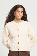 Damina Button Cardigan - Birch