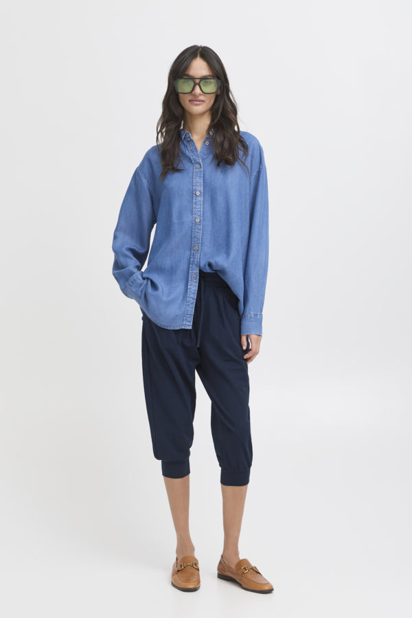 Pandina Capri Pants -Navy