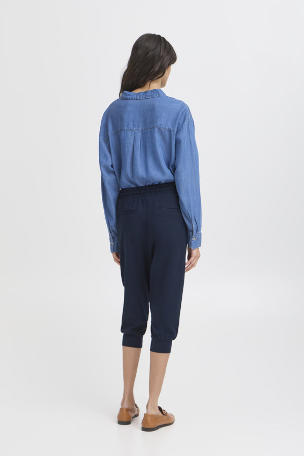 Pandina Capri Pants -Navy