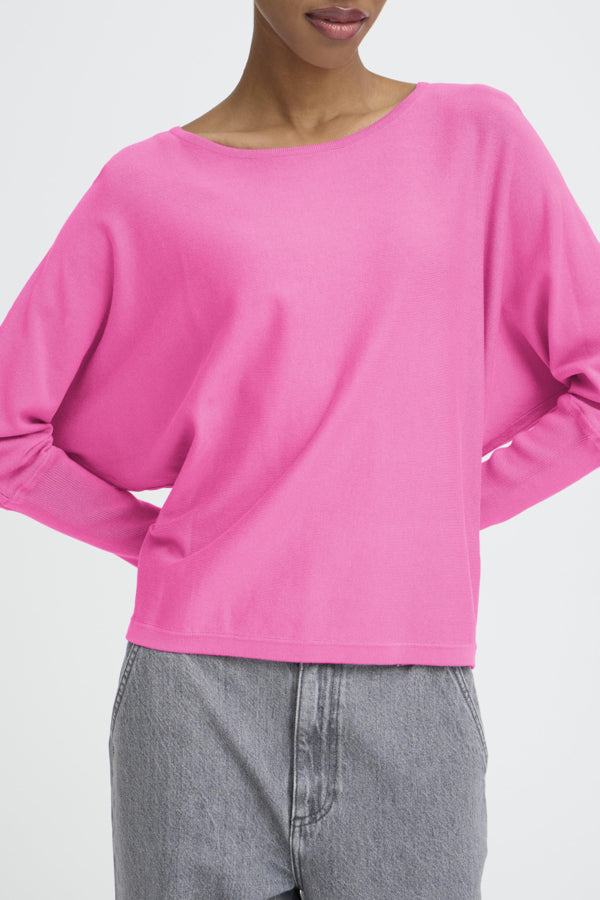 Morla Batwing Shirt - Phlox Pink