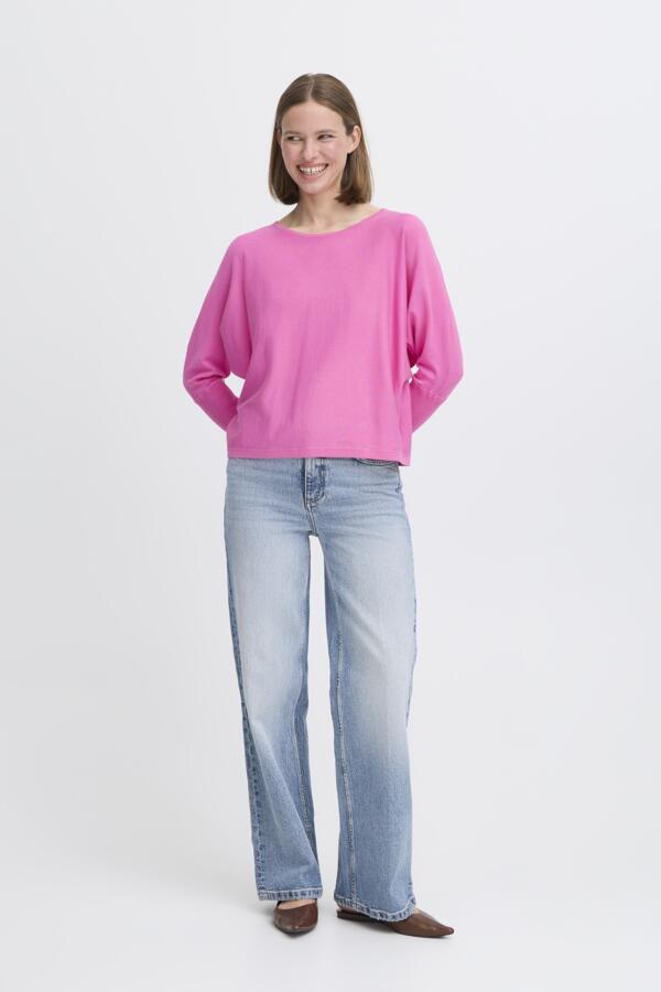 Morla Batwing Shirt - Phlox Pink