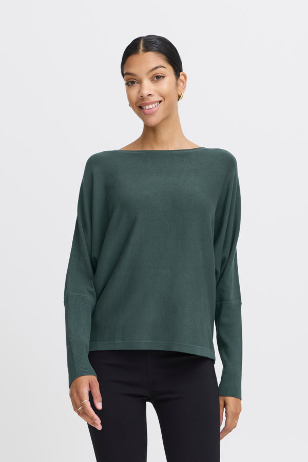 Morla Batwing Sweater - Grey