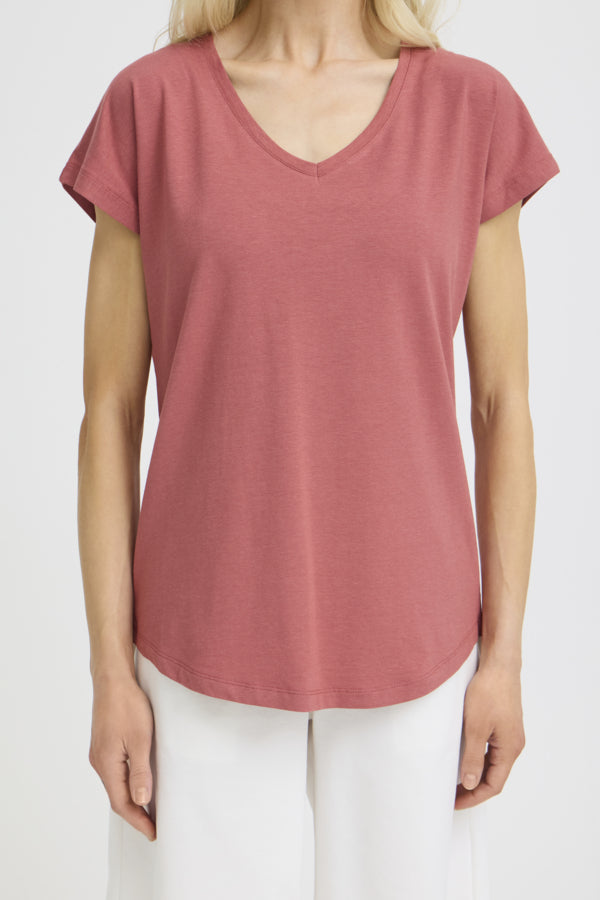 Pamila T-Shirt - Marsala