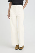 Lydia Pocket White Jeans