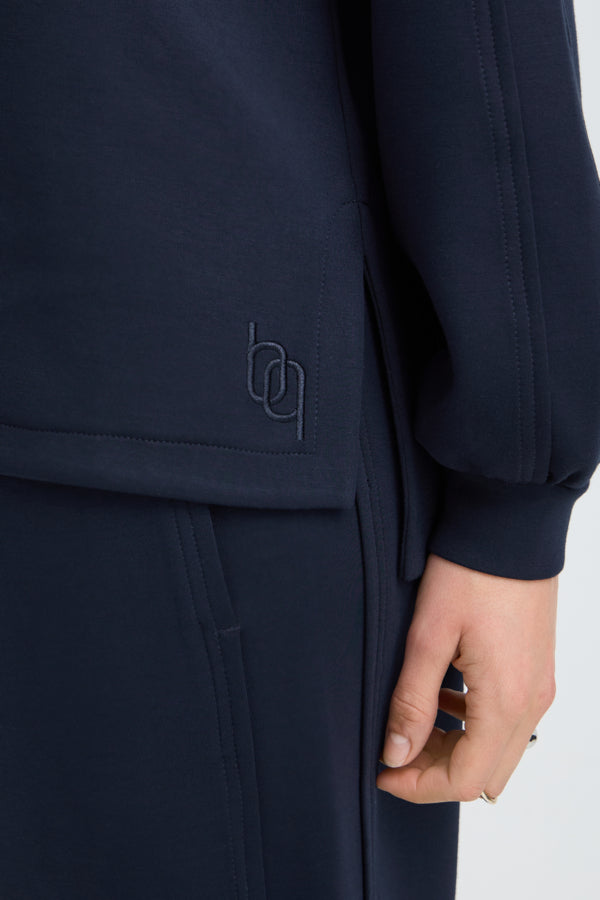 Pusti Slit Sweat Shirt - Dark Sapphire