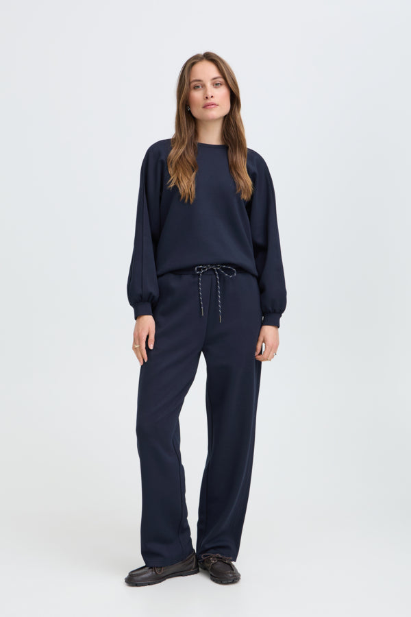 Pusti Slit Sweat Shirt - Dark Sapphire