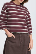Pelda 3/4 Shirt - Fig Stripe