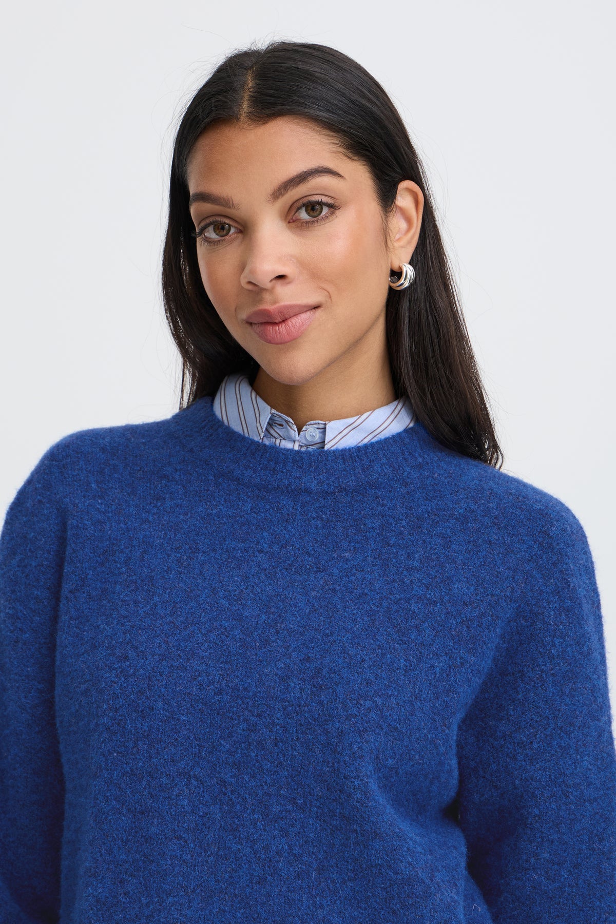 Omea Crew Sweater Blue