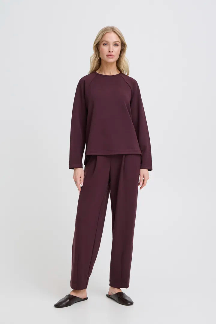 Pusti Raglan Long Sleeve - Fudge