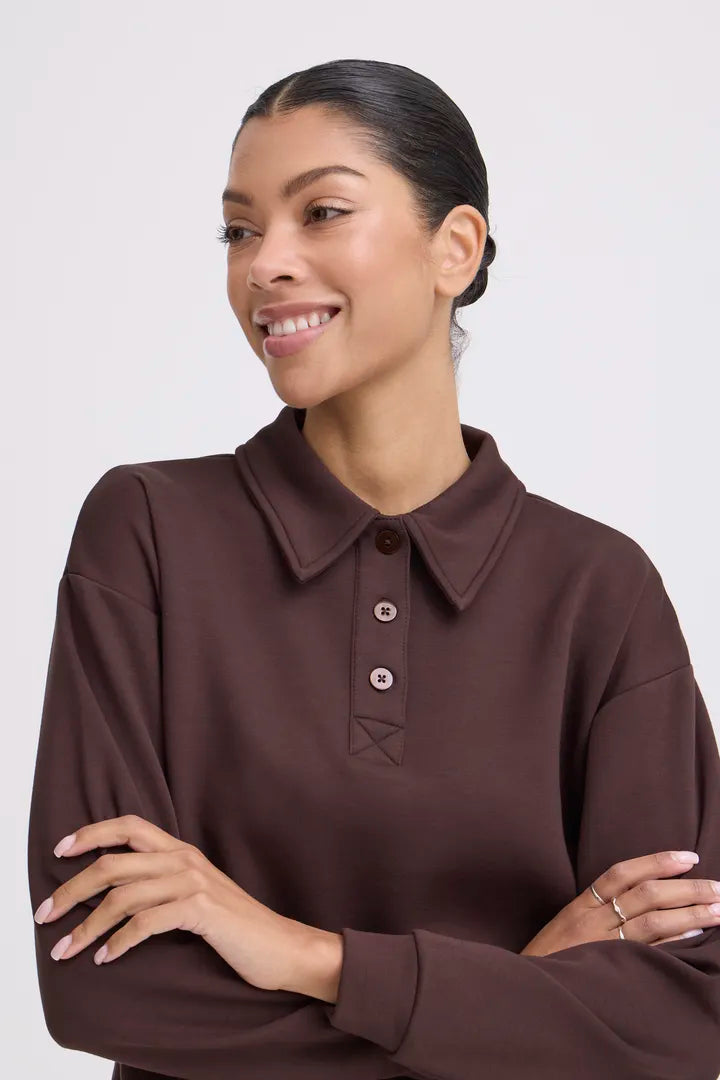 Pusti Polo Sweatshirt - Java