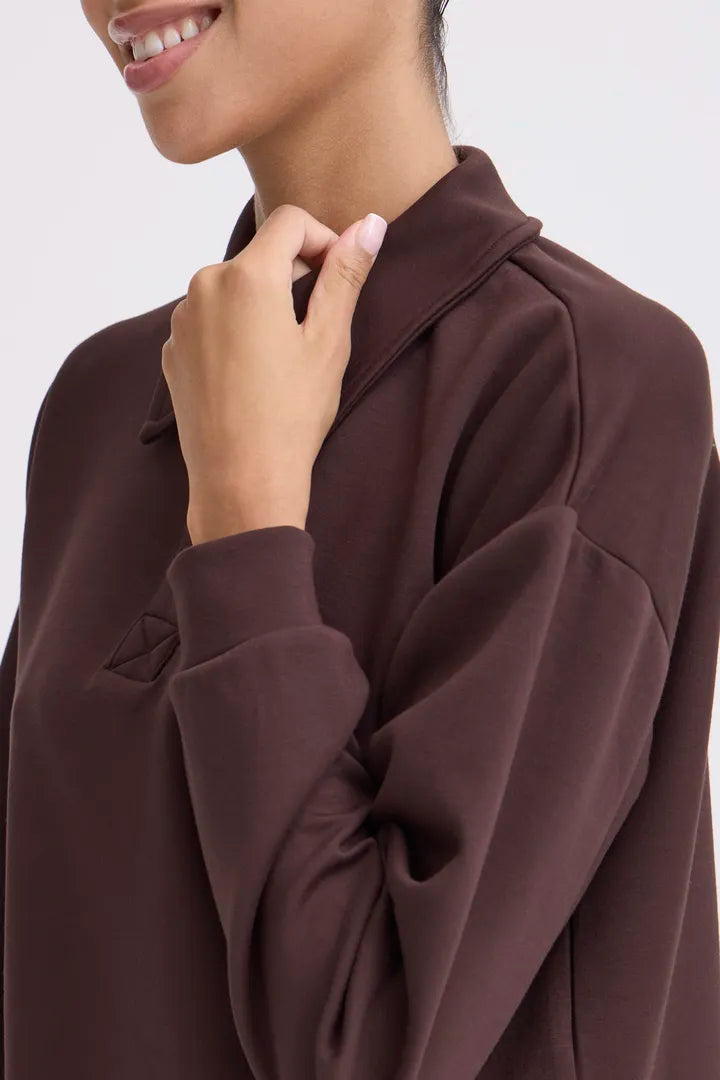 Pusti Polo Sweatshirt - Java