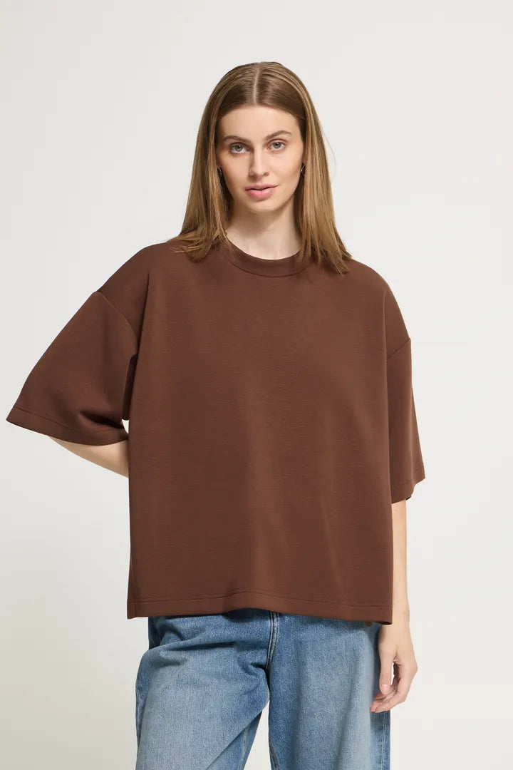 Naida T-Shirt - Chicory Coffee