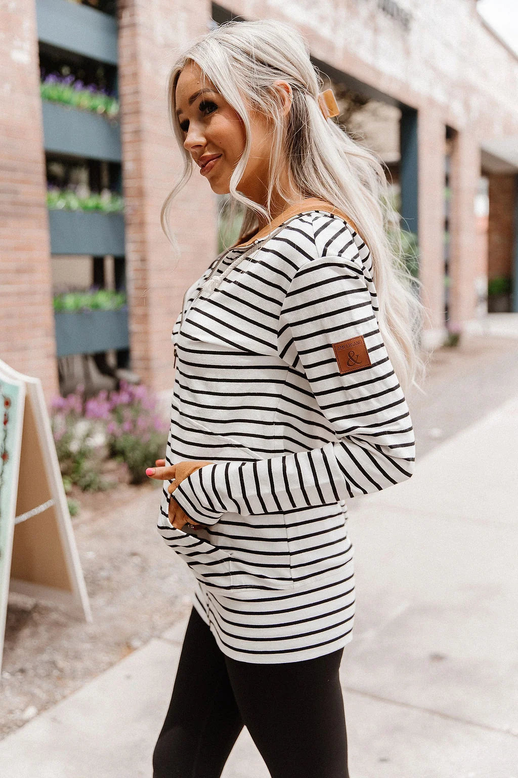Ampersand FullZip Sweatshirt - Easy Days