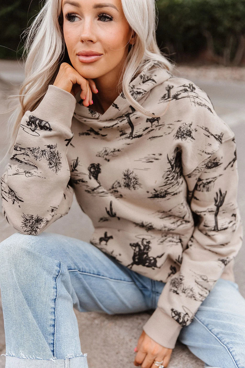 Ampersand Everywear Hoodie - Cowboy Country